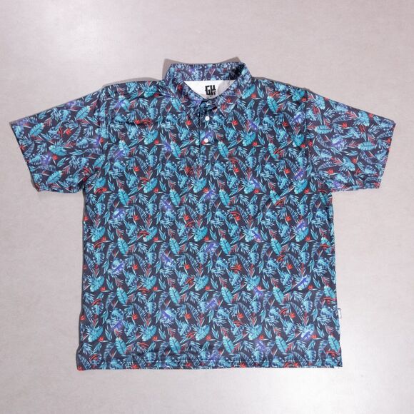 Greater Half MP Cinco De Mayo Performance Stretch Golf Polo Shirt Men's 2XL - Picture 2 of 6